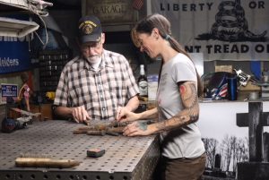 Barbie the Welder, Learning from Dad, Welding, Shop Time, Father Daughter